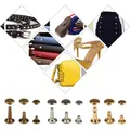 Rivets cuir double capot, 360 ensembles, 3 tailles, 4 couleurs – Couleur Photo color