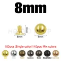 Rivets dôme métal 4 à 20 mm pour maroquinerie – Couleur 8mm