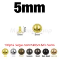 Rivets ronds métal 4 à 12 mm pour maroquinerie – Couleur 5mm
