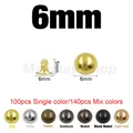 Rivets ronds métal 4 à 12 mm pour maroquinerie – Couleur 6mm