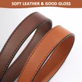 Sangle courte cuir pour sac à main boucle dorée – 4