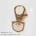 Sangle courte cuir pour sac à main boucle dorée – Couleur buckle