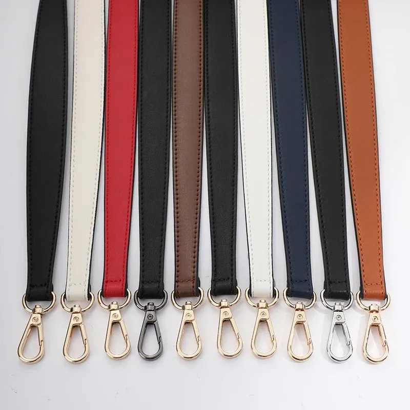 Sangle courte cuir pour sac à main boucle dorée