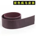 Sangle cuir véritable Crazy Horse 2 à 3 cm de large – Couleur Violet