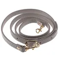 Sangle de sac en cuir 120 cm pour sac à main et bandoulière – Couleur Gray