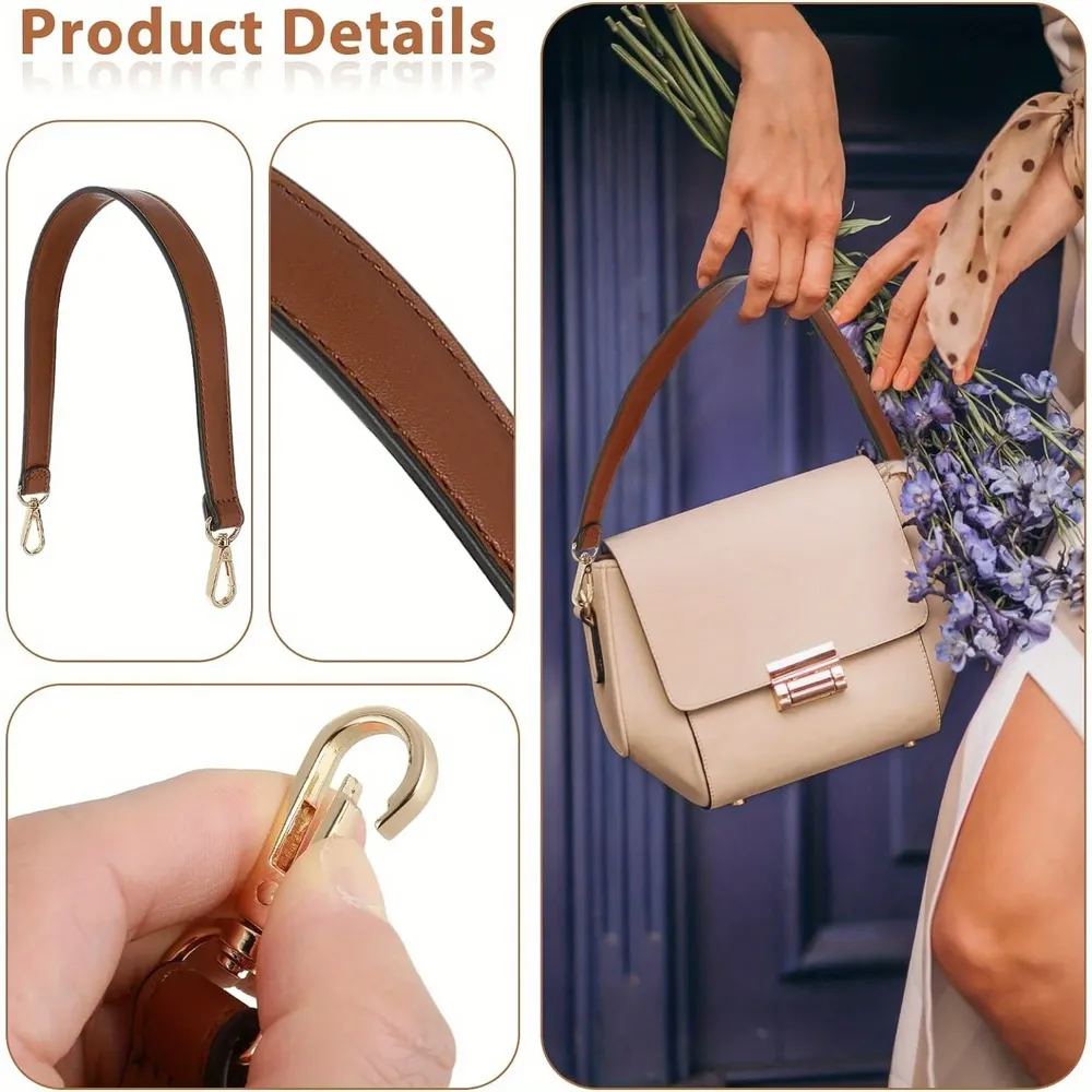 Sangle de sac en cuir 48 cm pour sac à main et bandoulière
