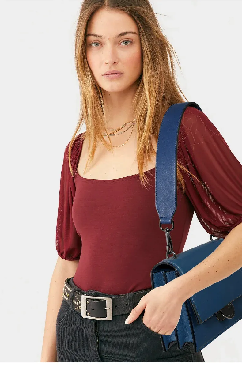 Sangle de sac en cuir 58 cm pour porter à l'épaule