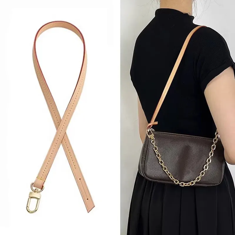 Sangle de sac en cuir de vachette 38 à 55 cm pour sac à main