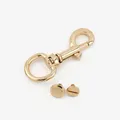 Sangle de sac en cuir de vachette pour accessoires de sac – Couleur 2sets gold buckle