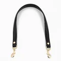 Sangle de sac en cuir de vachette pour accessoires de sac – Couleur black-gold buckle