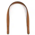 Sangle de sac en cuir de vachette pour accessoires de sac – Couleur brown-no buckle