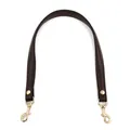 Sangle de sac en cuir de vachette pour accessoires de sac – Couleur coffee-gold buckle