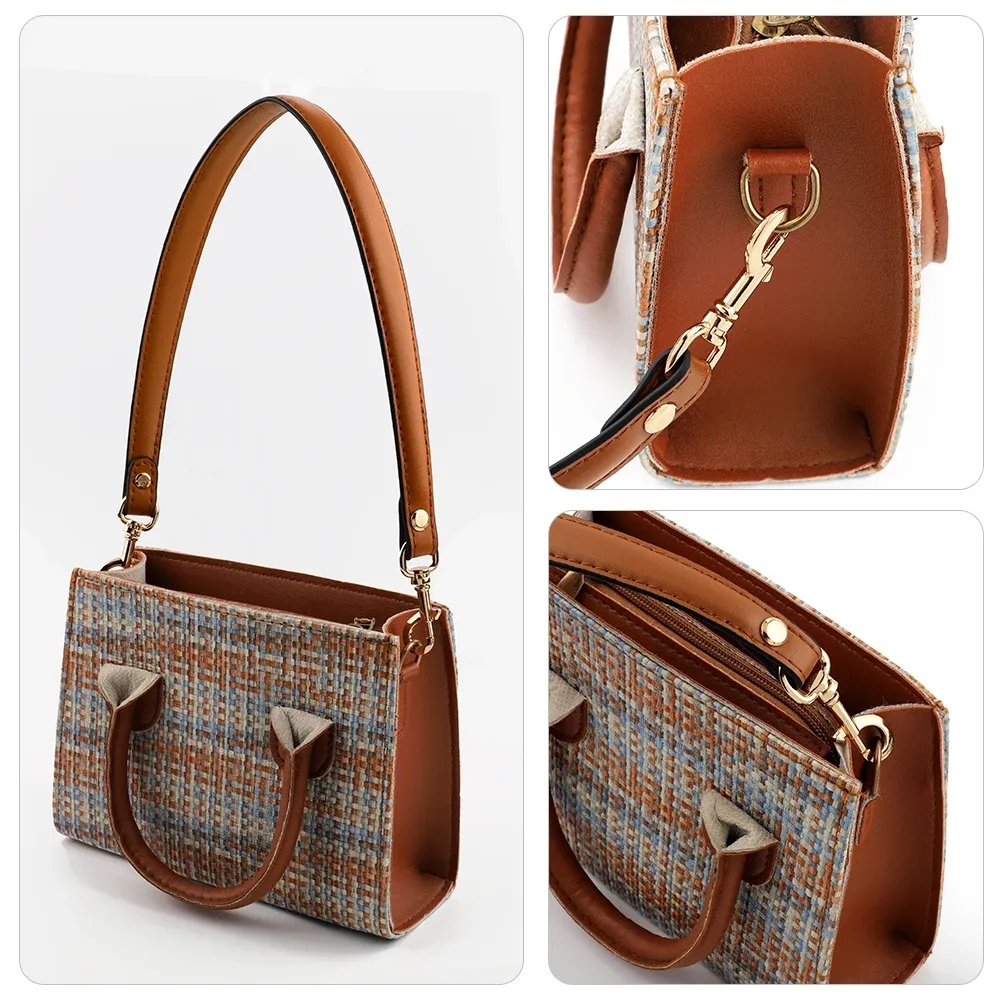 Sangle de sac en cuir de vachette pour accessoires de sac