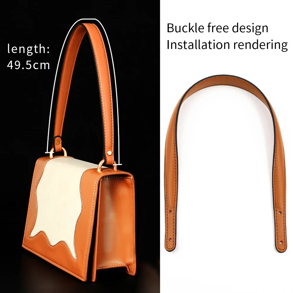 Sangle de sac en cuir de vachette pour accessoires de sac