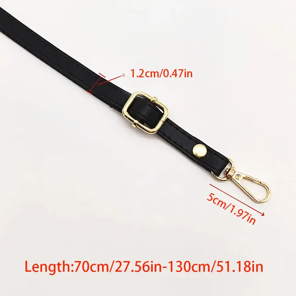 Sangle de sac en cuir PU 130 cm pour sac à main et pochette