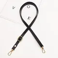 Sangle de sac en cuir PU 130 cm pour sac à main et pochette – Couleur noir