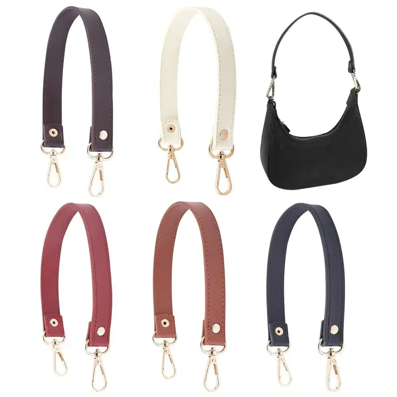 Sangle de sac en cuir PU courte 35 cm pour sac à main