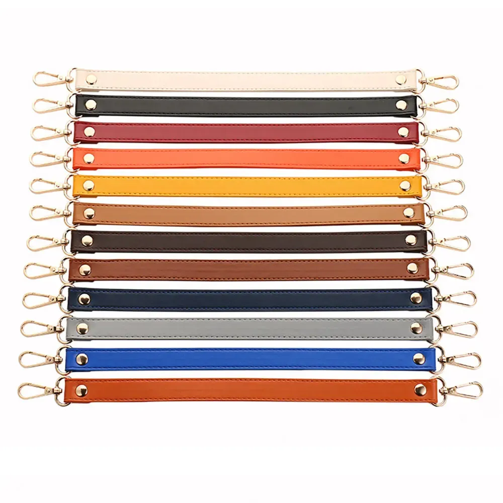 Sangle de sac en cuir PU courte 35 cm pour sac à main