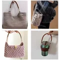 Sangle de sac en cuir PU tressé 30 cm pour sac à main – 2