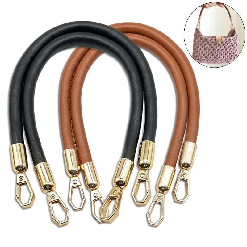 Sangle de sac en cuir PU tressé 30 cm pour sac à main