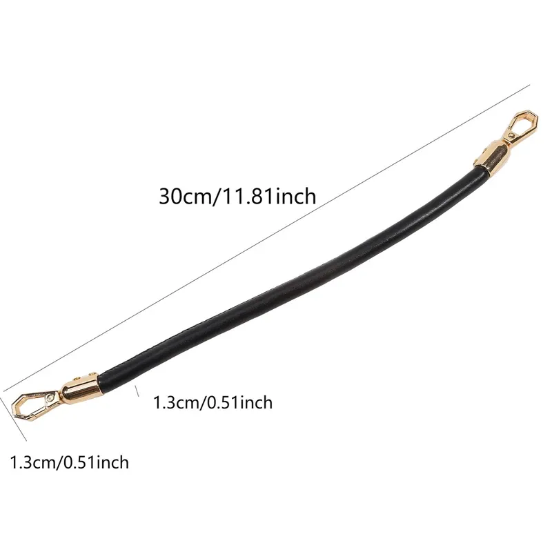 Sangle de sac en cuir PU tressé 30 cm pour sac à main