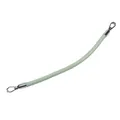 Sangle de sac en cuir PU tressé 30 cm pour sac à main – Couleur Green Silver Hook