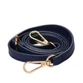 Sangle de sac en cuir réglable 120 cm pour bandoulière – Couleur dark blue-Gold