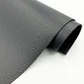 Simili cuir litchi 50 x 60 cm pour accessoires – Couleur noir