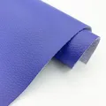 Simili cuir litchi 50 x 60 cm pour accessoires – Couleur Sapphire blue