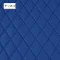 Simili cuir matelassé losanges 1,55 x 1 m pour sellerie – Couleur blue