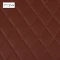 Simili cuir matelassé losanges 1,55 x 1 m pour sellerie – Couleur brown