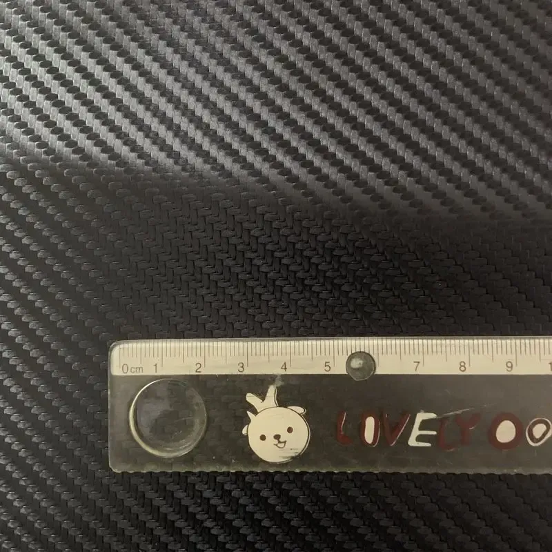 Similicuir PU fibre carbone 0,5 mm élastique universel