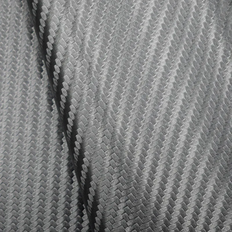 Similicuir PU fibre carbone 0,5 mm élastique universel