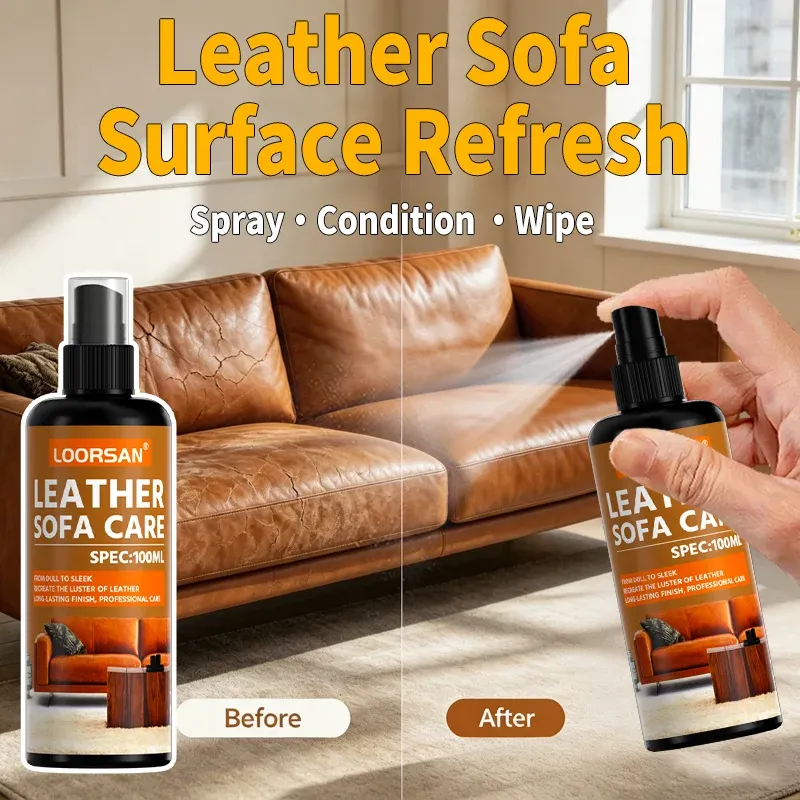 Spray entretien cuir 100 ml pour sièges auto et chaussures