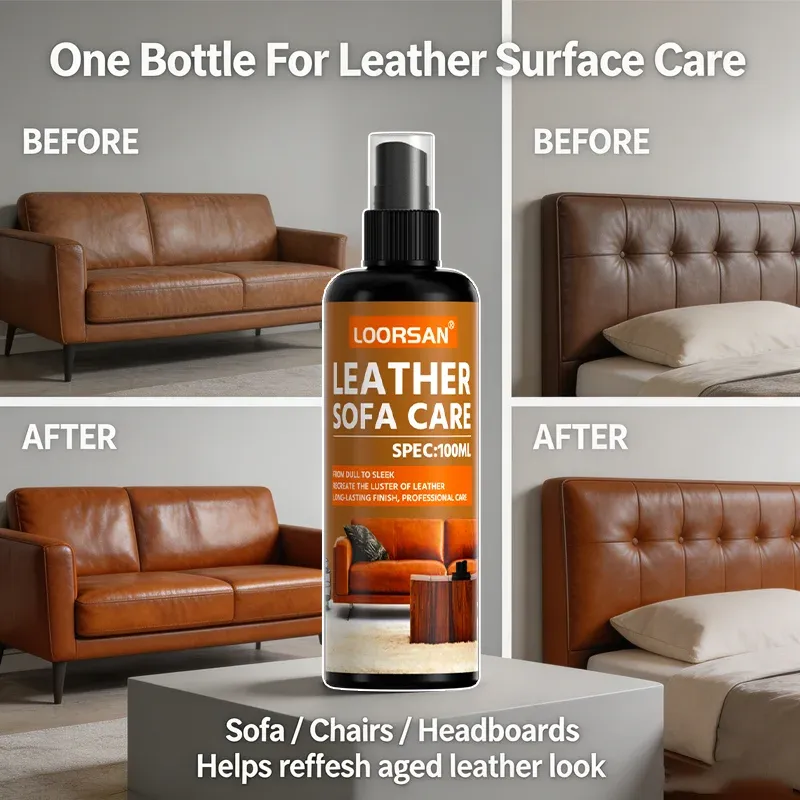 Spray entretien cuir 100 ml pour sièges auto et chaussures
