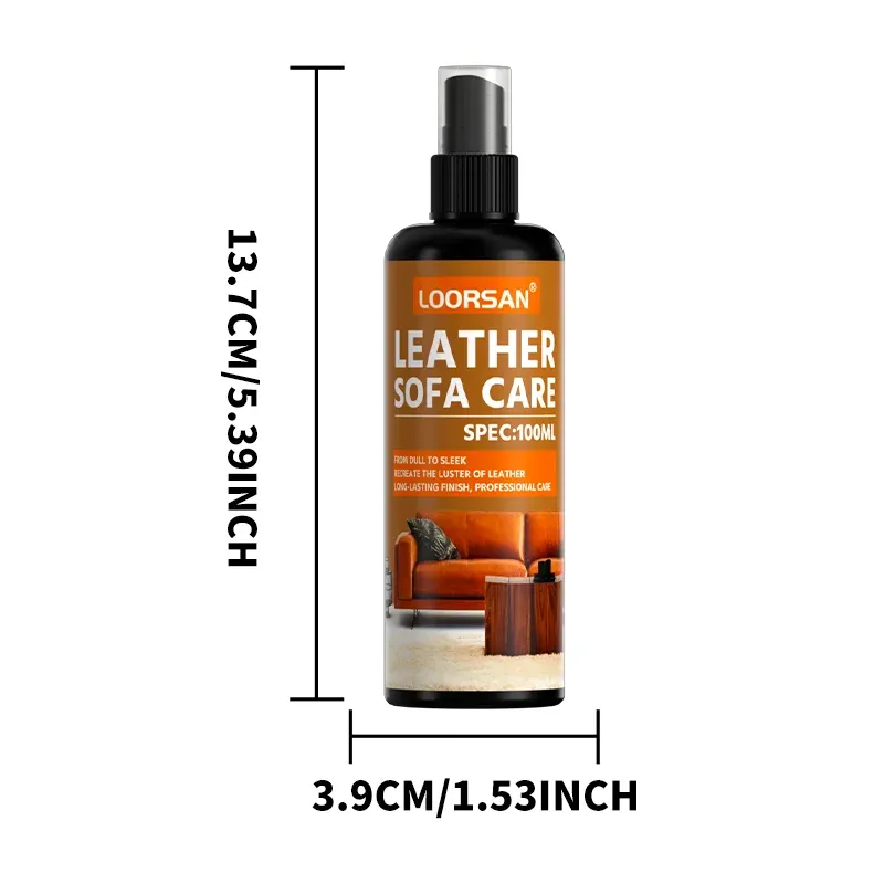 Spray entretien cuir 100 ml pour sièges auto et chaussures