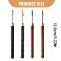 Stylo rouleau bord cuir acier inoxydable applicateur huile précis – 2