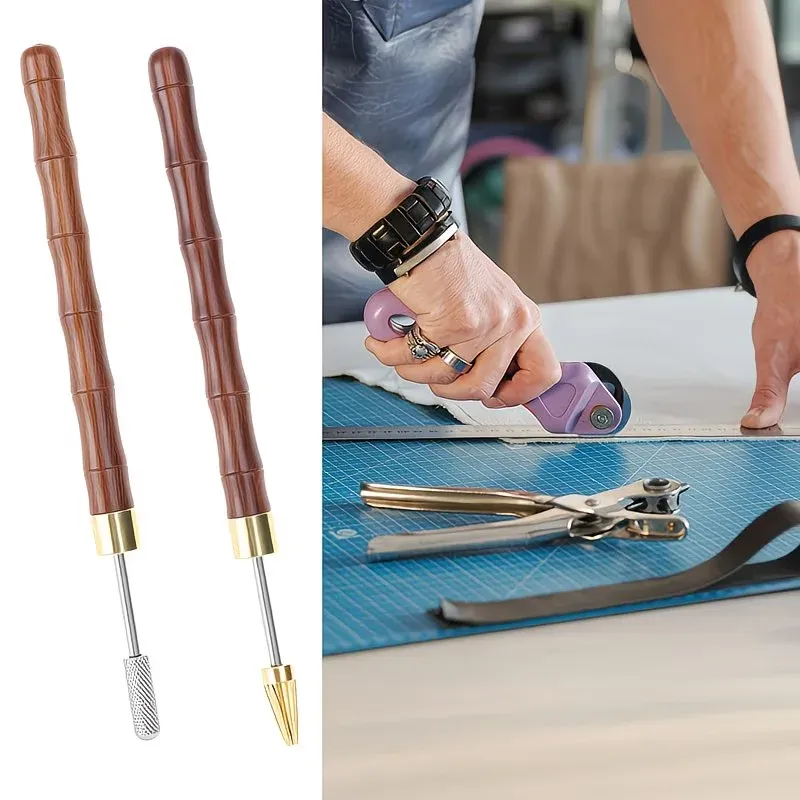 Stylo rouleau bord cuir acier inoxydable applicateur huile précis