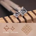 Tampon 3D crâne en acier pour gaufrage cuir – 2