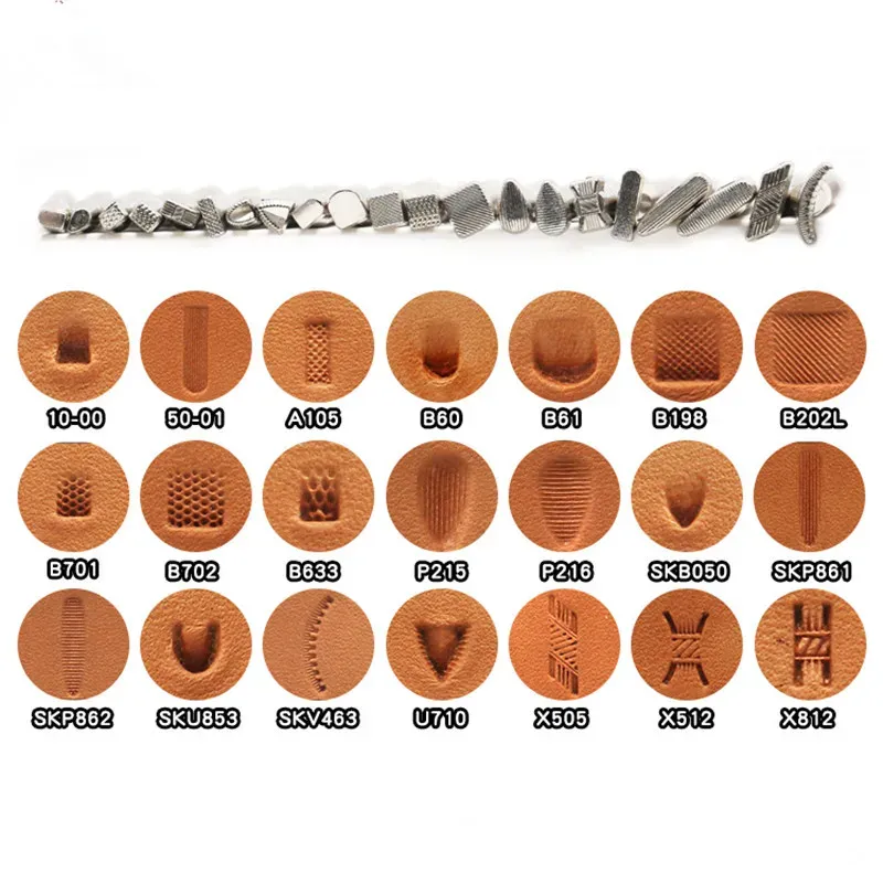 Tampon d'impression cuir pour motifs décoratifs