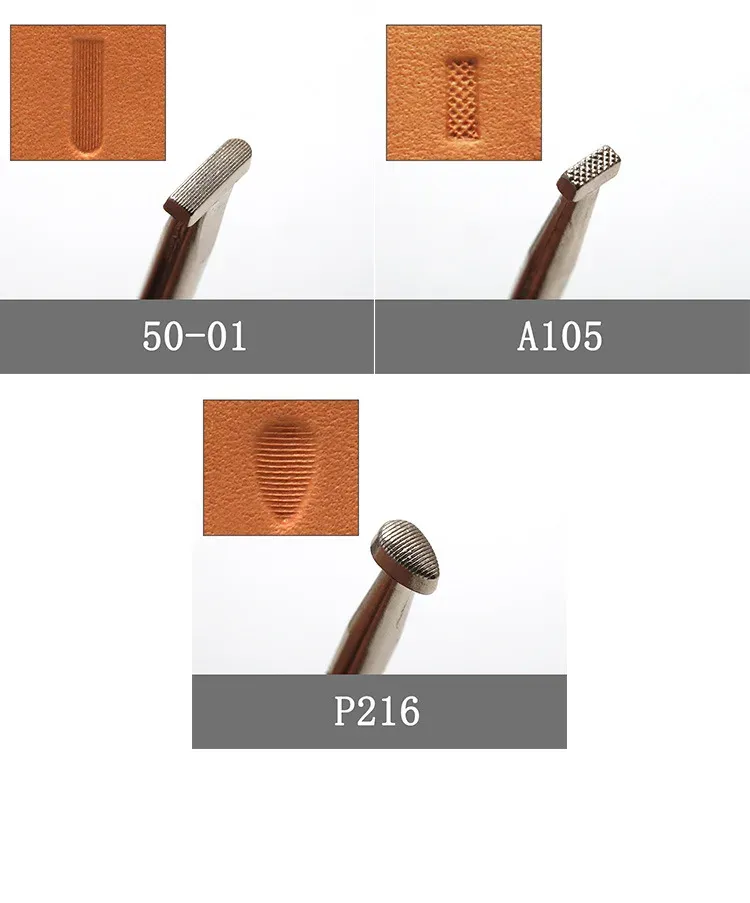 Tampon d'impression cuir pour motifs décoratifs