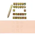 Tampons lettres métal pour gaufrage et marquage cuir – 4