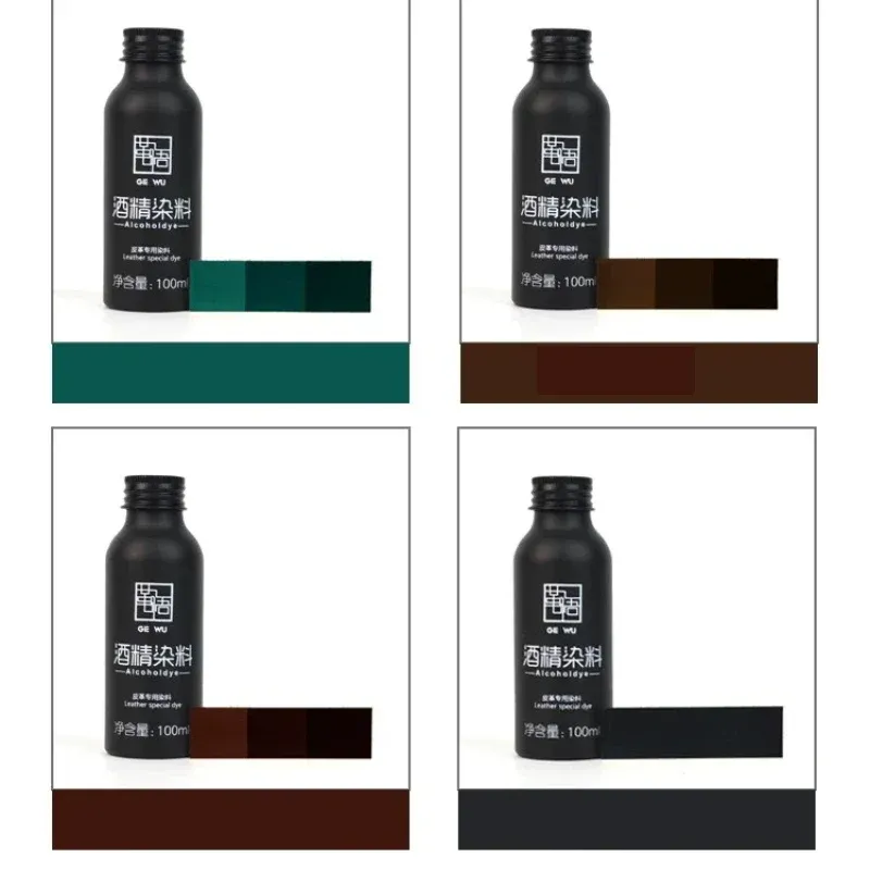 Teinture alcool cuir 100 ml dorée pour sculpture
