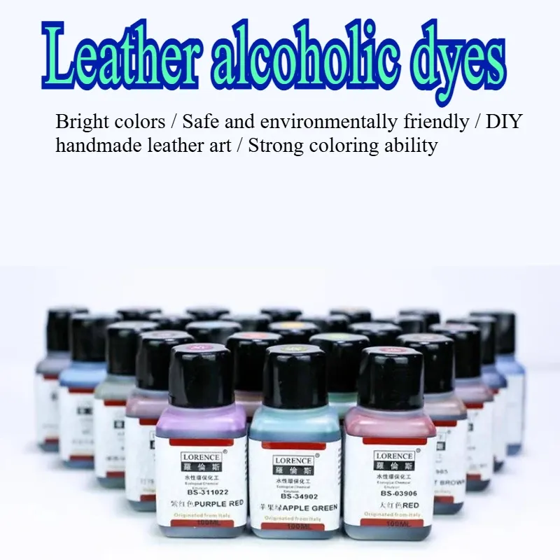 Teinture alcool cuir 100ml pour sacs et artisanat
