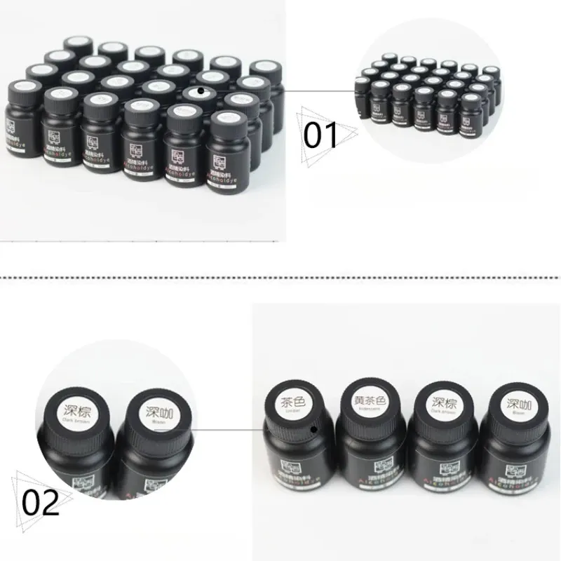 Teinture cuir 30 ml à base d'alcool et d'eau