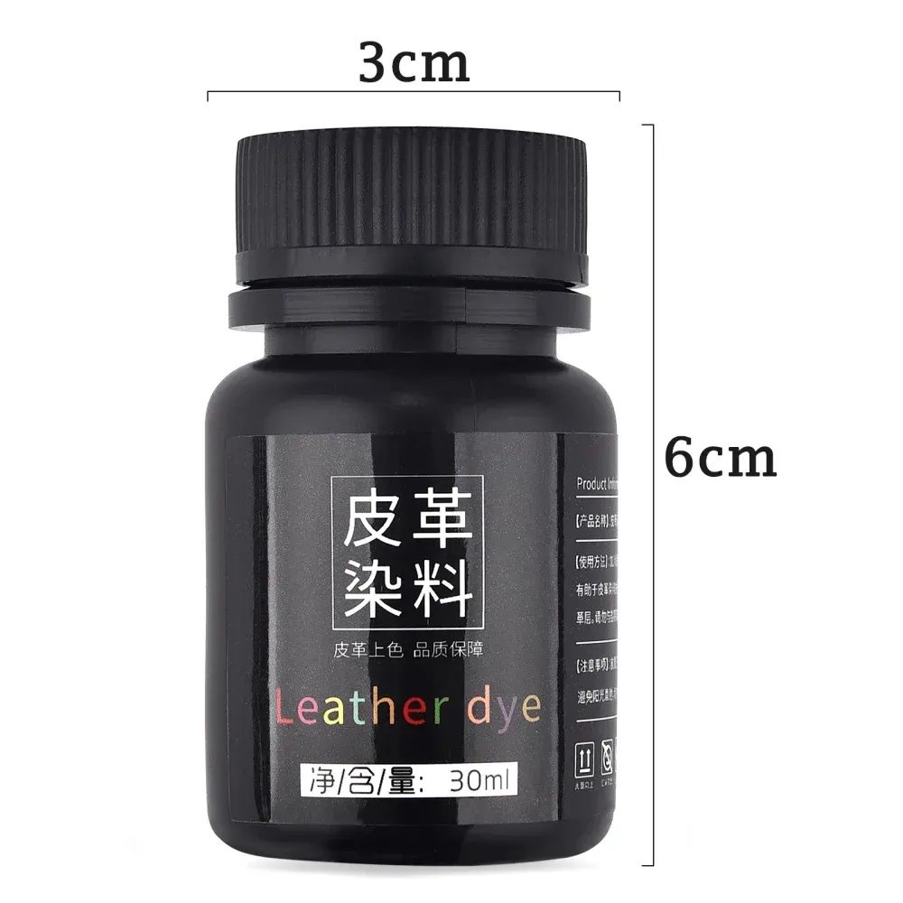 Teinture cuir 30 ml diluable à l'alcool pour artisanat