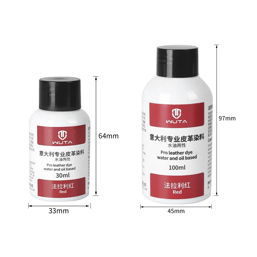 Teinture cuir WUTA 100ml à base d'eau et d'huile