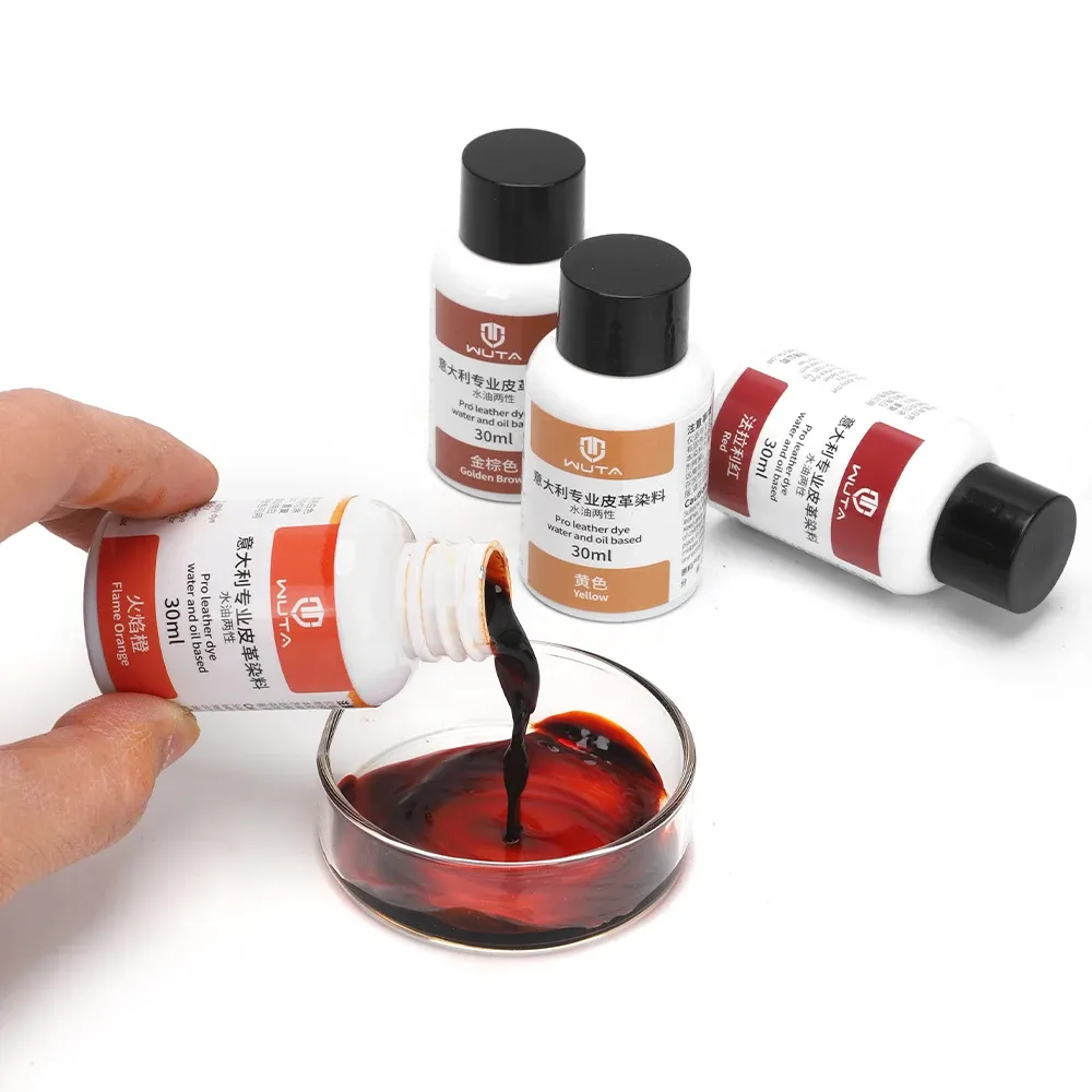 Teinture cuir WUTA 100ml à base d'eau et d'huile