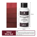 Teinture cuir WUTA 100ml à base d'eau et d'huile – Color Wine red 100ml