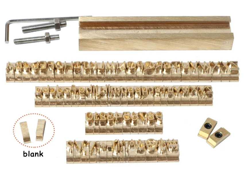 Timbre laiton personnalisé pour marquage cuir